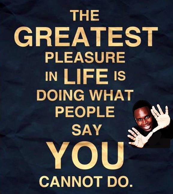 THE GREATEST PLEASURE IN LIFE