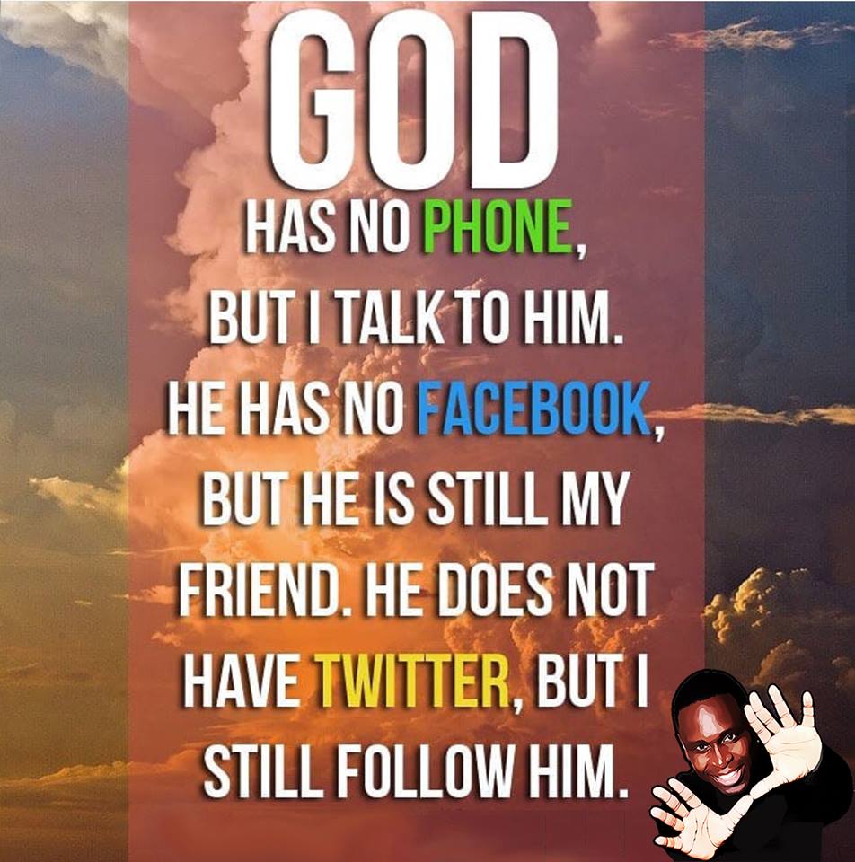 GOD HAS NO PHONE