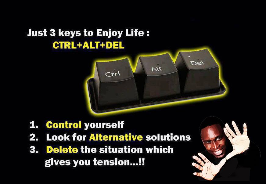 just 3 keys to enjoy life